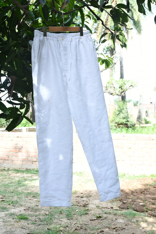 Off-White Linen Trouser – Relaxed Fit